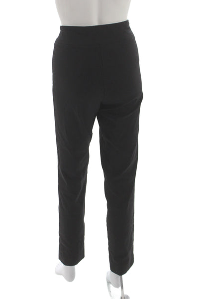 Fabrizio Gianni Womens Ankle Dress Pants Black Cotton Spandex Size 12