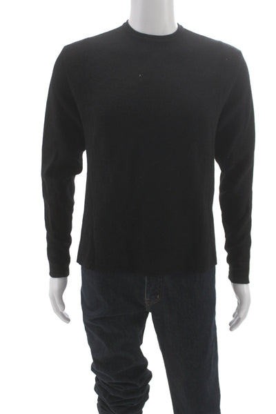 Ralph Ralph Lauren Mens Pullover Sweater Black Crew Neck Long Sleeve Size L