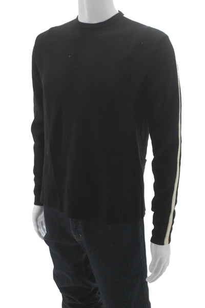 Ralph Ralph Lauren Mens Pullover Sweater Black Crew Neck Long Sleeve Size L