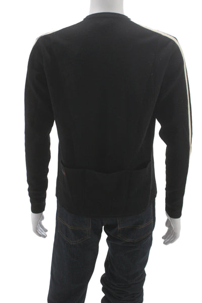 Ralph Ralph Lauren Mens Pullover Sweater Black Crew Neck Long Sleeve Size L