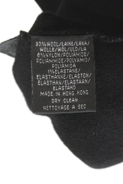 Ralph Ralph Lauren Mens Pullover Sweater Black Crew Neck Long Sleeve Size L