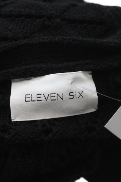 Ralph Ralph Lauren Mens Pullover Sweater Black Crew Neck Long Sleeve Size L