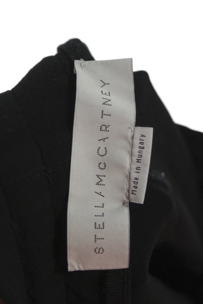 Stella McCartney Womens Cropped Jogger Pants Black Size 34