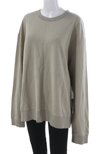 AG Mens Beige Pullover Sweatshirt Big & Tall Size 2XL