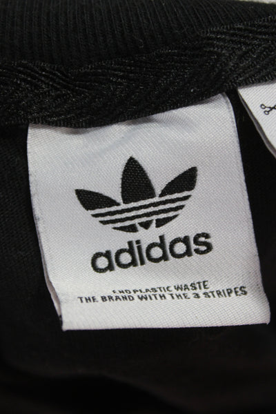 Adidas Women Cropped Graphic Cotton Crew Neck Short Sleeve T-Shirt Size S