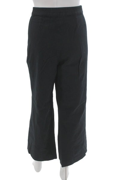 SoCa St. John Womens Cropped Dress Pants Black Size 12