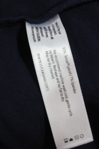 Eileen Fisher Women Shift T-Shirt Dress Dark Blue Short Sleeve Size M