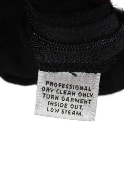 St. John Sport Womens Ankle Cropped Black Cotton Spandex Pants Size 10