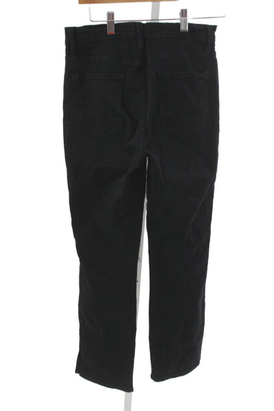 Frame Womens Straight Black High Rise Jeans Size 28