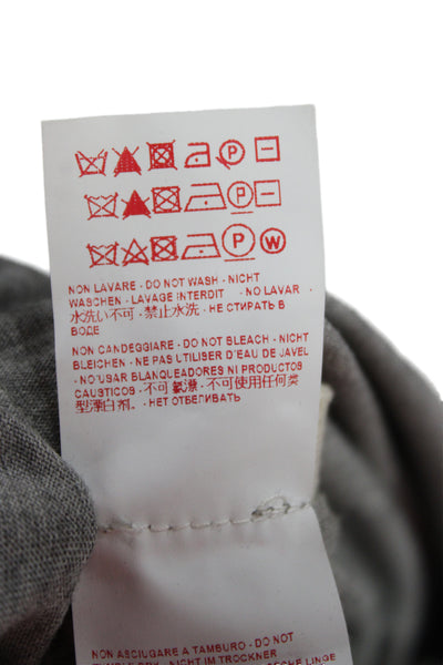 Marni Women Basic Cotton Jersey T-Shirt Gray Short Sleeve Crew Neck Size 38