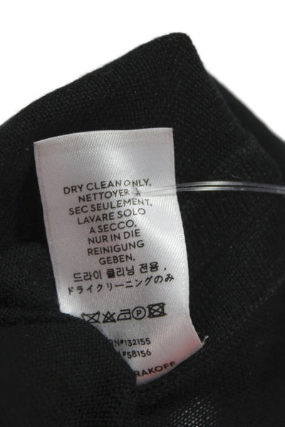 Reed Krakoff Women Mock Neck Sleeveless Cashmere Wool Silk Tank Size S