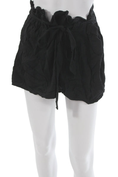 Jack by BB DAKOTA Unisex Bohemian Black Rayon Button Shorts Size L