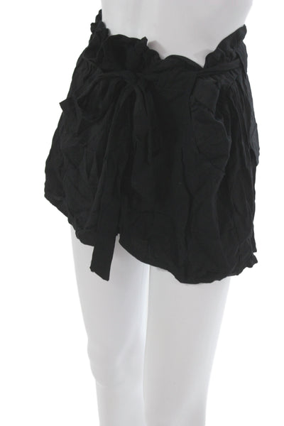 Jack by BB DAKOTA Unisex Bohemian Black Rayon Button Shorts Size L
