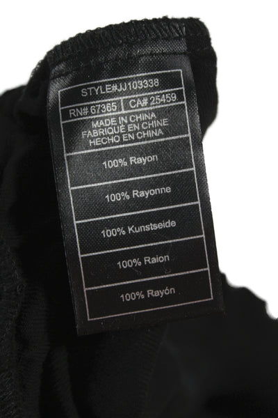 Jack by BB DAKOTA Unisex Bohemian Black Rayon Button Shorts Size L