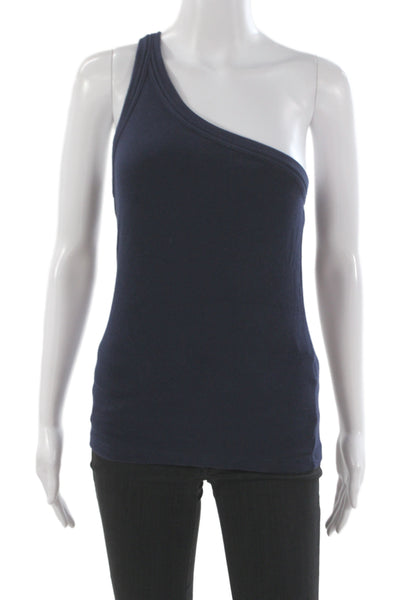 Banana Republic Womens Dark Blue Basic Tank 96% Cotton Size M