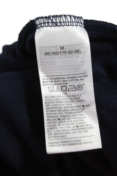 Banana Republic Womens Dark Blue Basic Tank 96% Cotton Size M