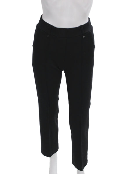 Plein Sud Jeanius Womens Cropped Ankle Dress Pants Black Size 6