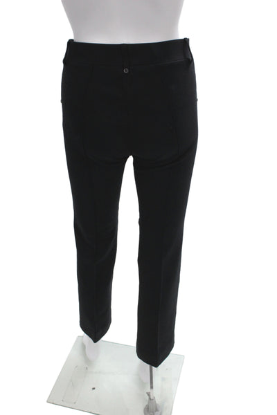 Plein Sud Jeanius Womens Cropped Ankle Dress Pants Black Size 6