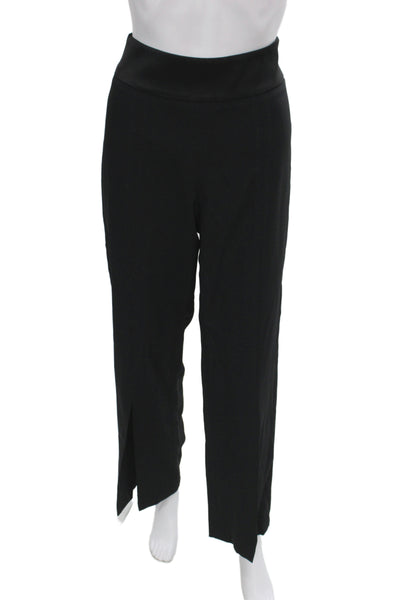 Jonathan Simkhai Womens Black Dress Pants Zip Closure Size 6