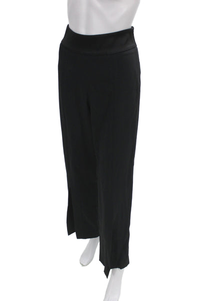 Jonathan Simkhai Womens Black Dress Pants Zip Closure Size 6