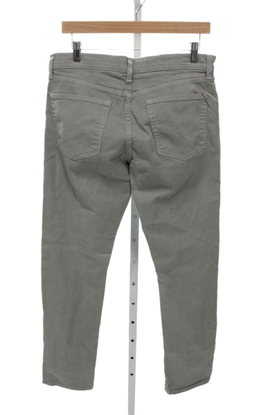 J Brand Mens Chino Pants Gray Button Fly 32in Inseam Size 33