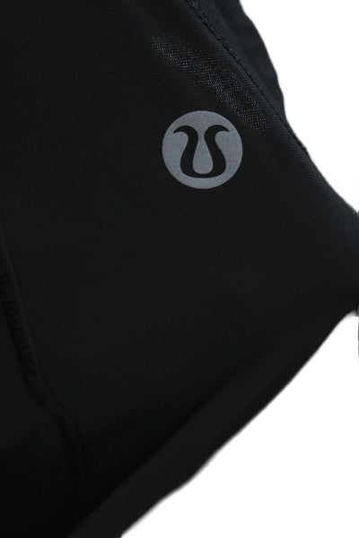 Lululemon Women Basic Sleeveless Cotton Crew Neck Top Black Size 4
