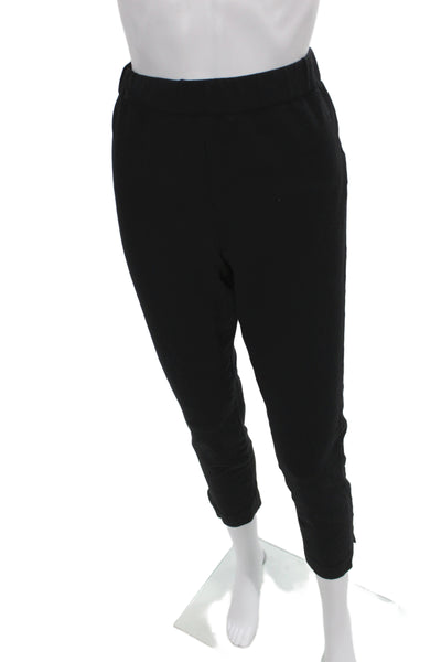 Kate Spade New York Womens Ankle Cropped Black Cotton Polyester Pants Size L