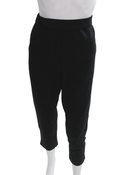 Kate Spade New York Women Ankle Cropped Pants Black Size L