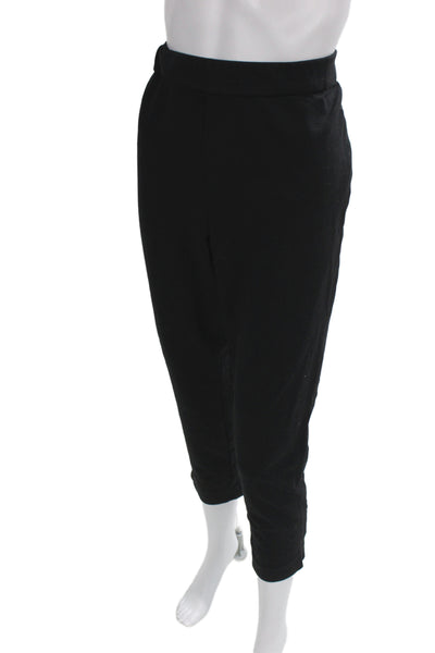 Kate Spade New York Women Ankle Cropped Pants Black Size L