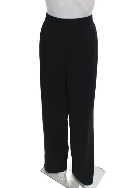St. John Collection By Marie Gray Women Dress Pants Black Cotton Size 14
