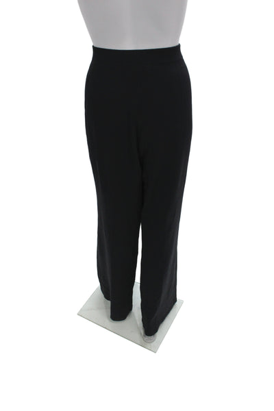St. John Collection By Marie Gray Women Dress Pants Black Cotton Size 14