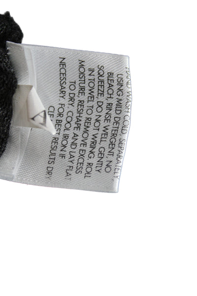 Eileen Fisher Unisex Dark Gray Pullover Sweater Long Sleeve Round Neck Size M