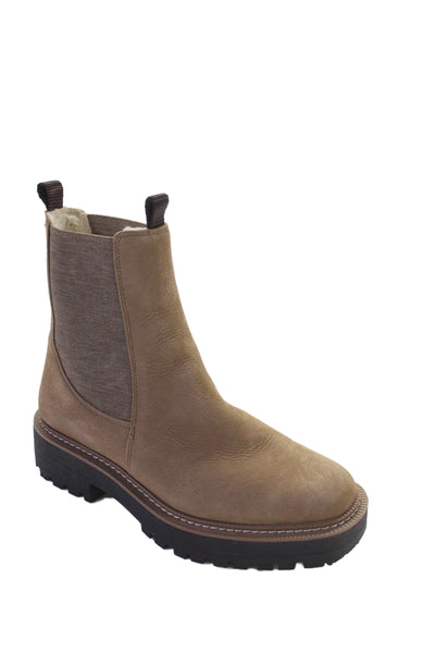 Sam Edelman Womens Suede Block Heels Ankle Boots Shoes Brown Size 8