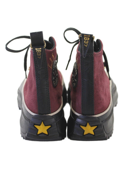 Converse Womens All Star Chuck Taylor Platform Sneakers Shoes Maroon Size 9
