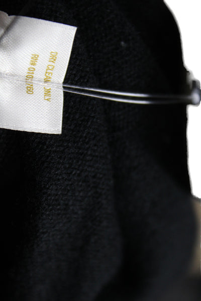Kate Spade New York Womens Cardigan Black Silk Cashmere 3/4 Sleeve Size XS