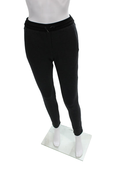 Maje Womens Jogger Sweatpants Black Drawstring 65% Polyester 35% Cotton Size S