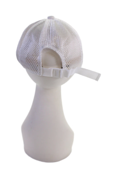 Rag & Bone Womens Mesh Back Baseball Hat White Beige Size One Size