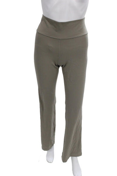 Lululemon Women Gray Jogger Pants Drawstring Polyester Spandex Size 12