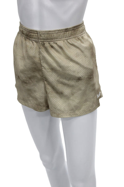Kith Mens Beige Army 100% Polyester Shorts Preowned Size M