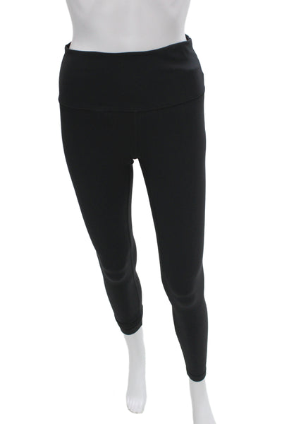 Lululemon Women Ankle Leggings Black Nylon Size 6