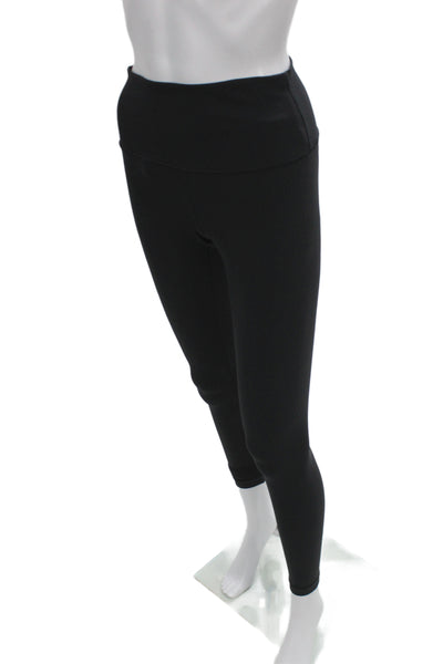 Lululemon Women Ankle Leggings Black Nylon Size 6