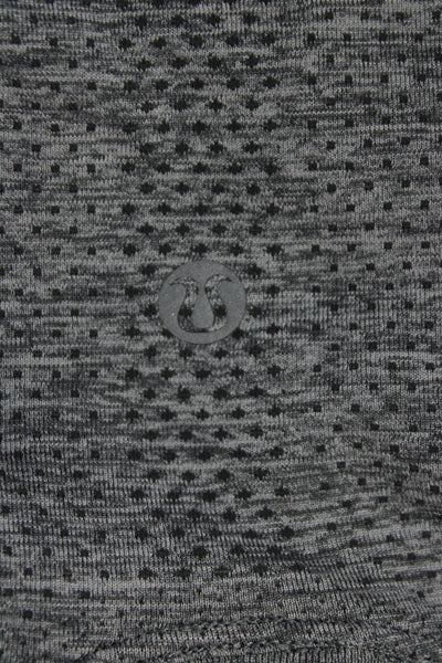 Lululemon Womens Nylon Crew Neck T Shirt Gray Size S