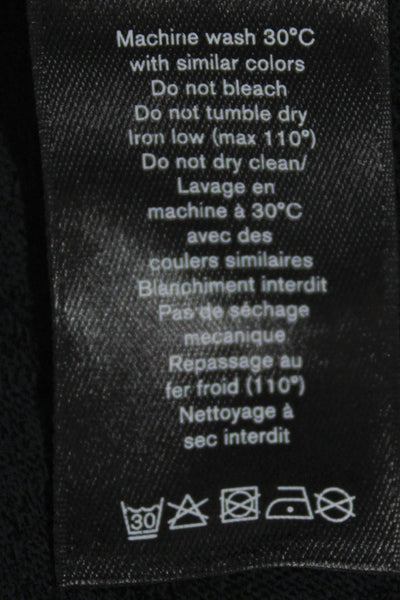 Rag & Bone Womens Black Basic Long Sleeve T-Shirt Petite Size S