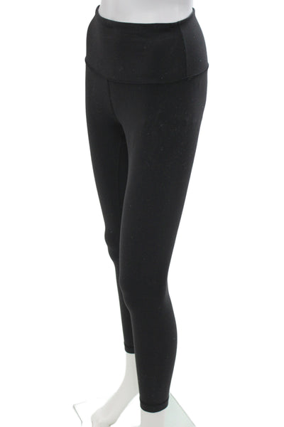 Alo Women Black Nylon Ankle Leggings Size S