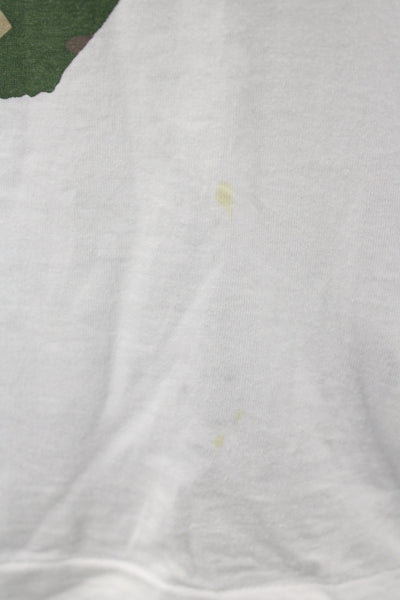 Play Comme Des Garcons Unisex Camouflage Graphic Cotton Jersey T-Shirt Size L