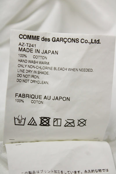 Play Comme Des Garcons Unisex Camouflage Graphic Cotton Jersey T-Shirt Size L