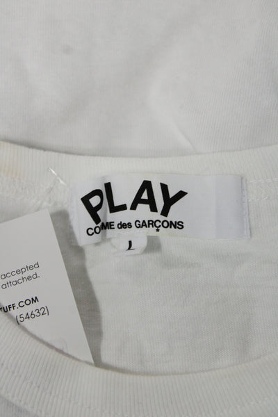 Play Comme Des Garcons Unisex Camouflage Graphic Cotton Jersey T-Shirt Size L