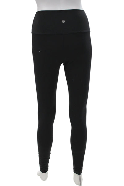 Lululemon Womens Ankle Jeggings Black Nylon Solid Size M