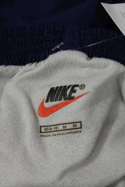 Nike Mens Dark Blue Sports Polyester Solid Shorts Size M