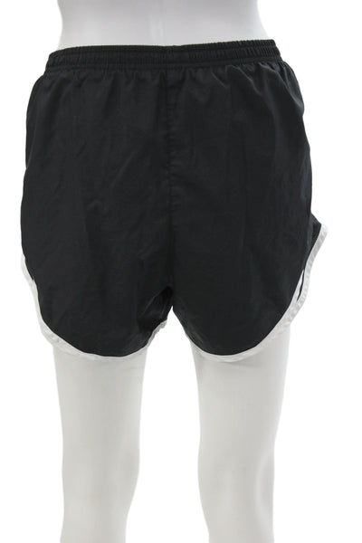 Nike Unisex Sports Shorts Black 100% Polyester Solid Size M